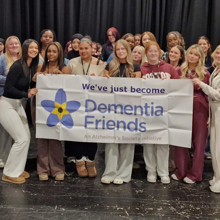 CARE IN THE COMMUNITY: HEALTH AND SOCIAL CARE STUDENTS HEAR FROM KIRKLEES DEMENTIA HUB